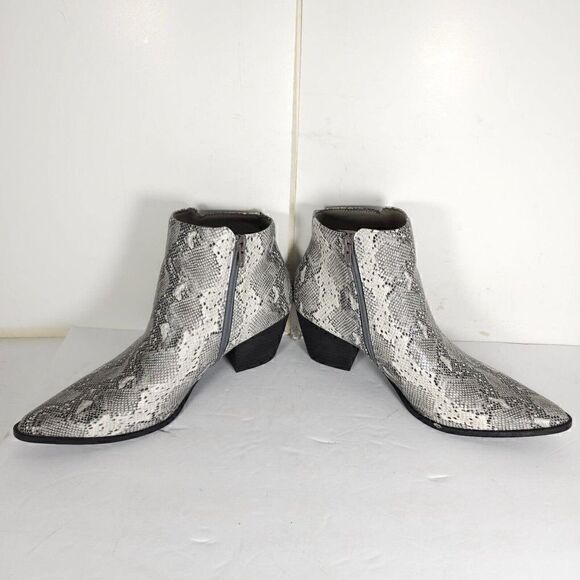 Coconuts by Matisse Women's Astoria US 8, 5M Gray Snake Skin Ankle Booties Boots - Picture 5 of 12